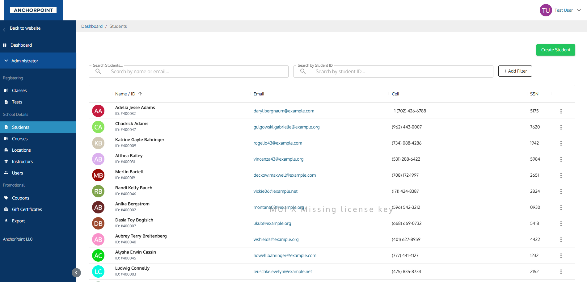 Students Page Students Page